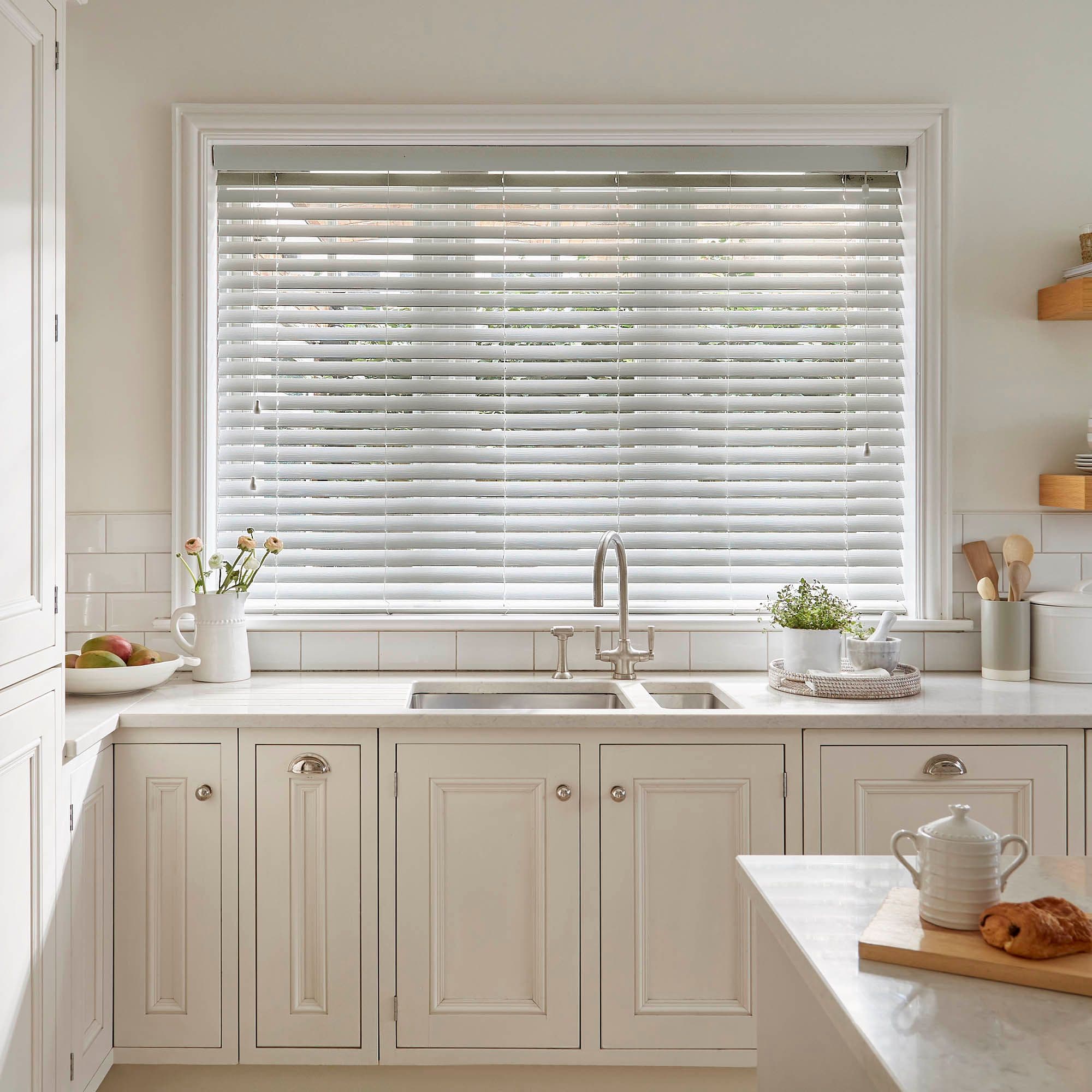 Shades Smoke Grey Faux Wood Venetian