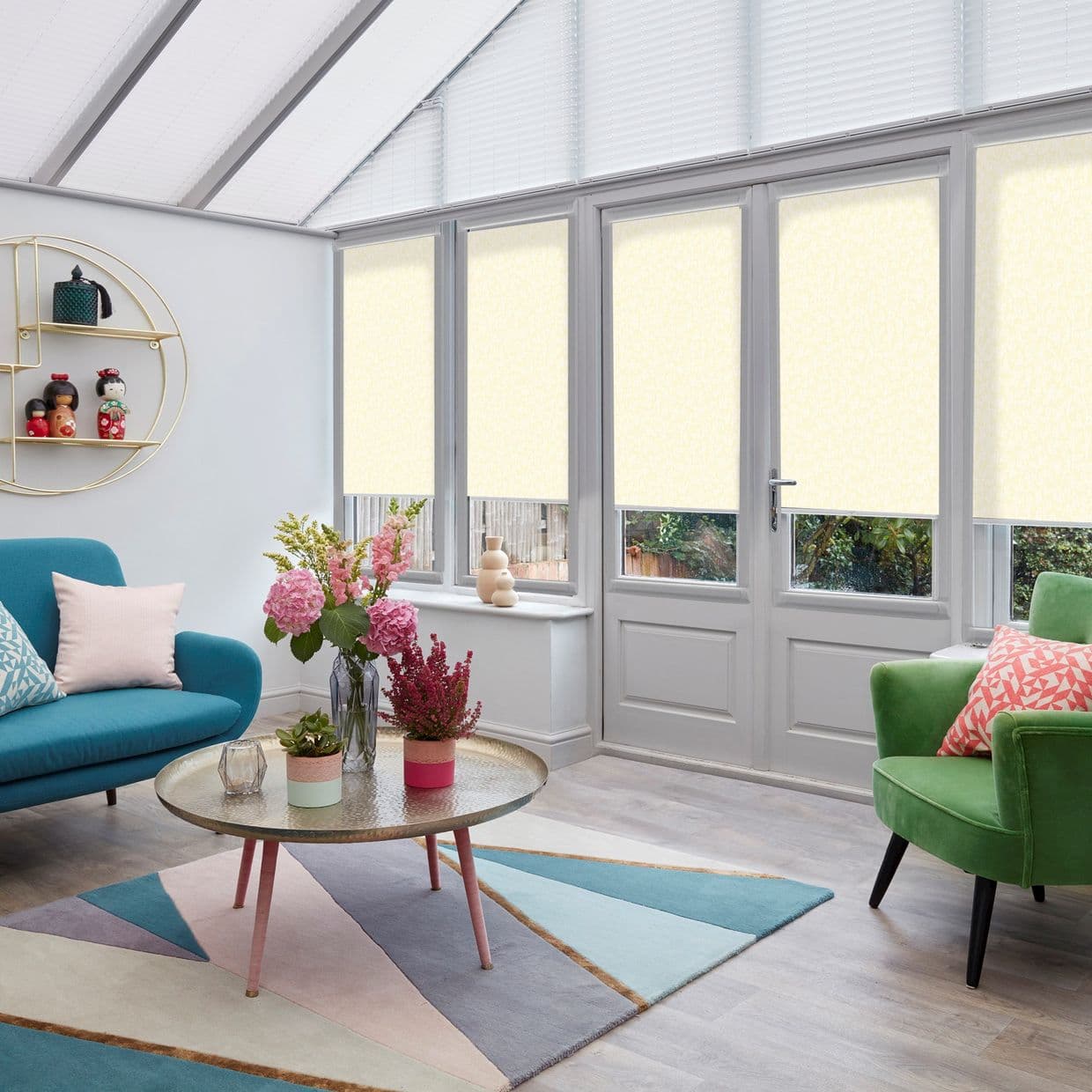 Lopez Ivory Conservatory Roller blind