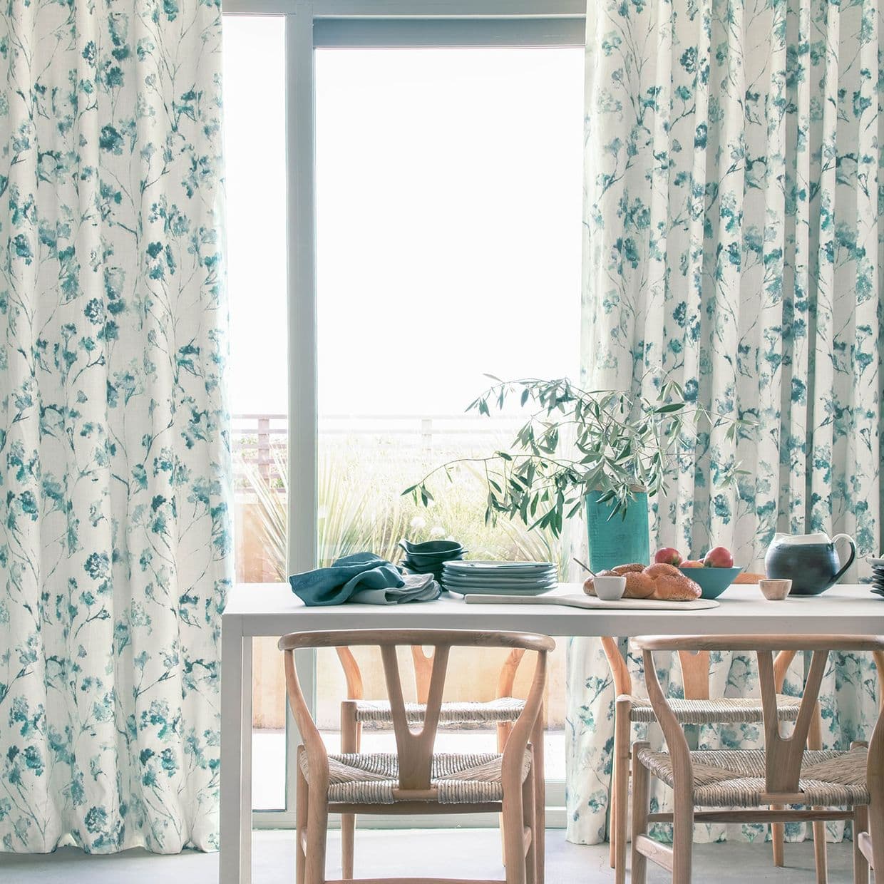 Haze Inkwash Curtain