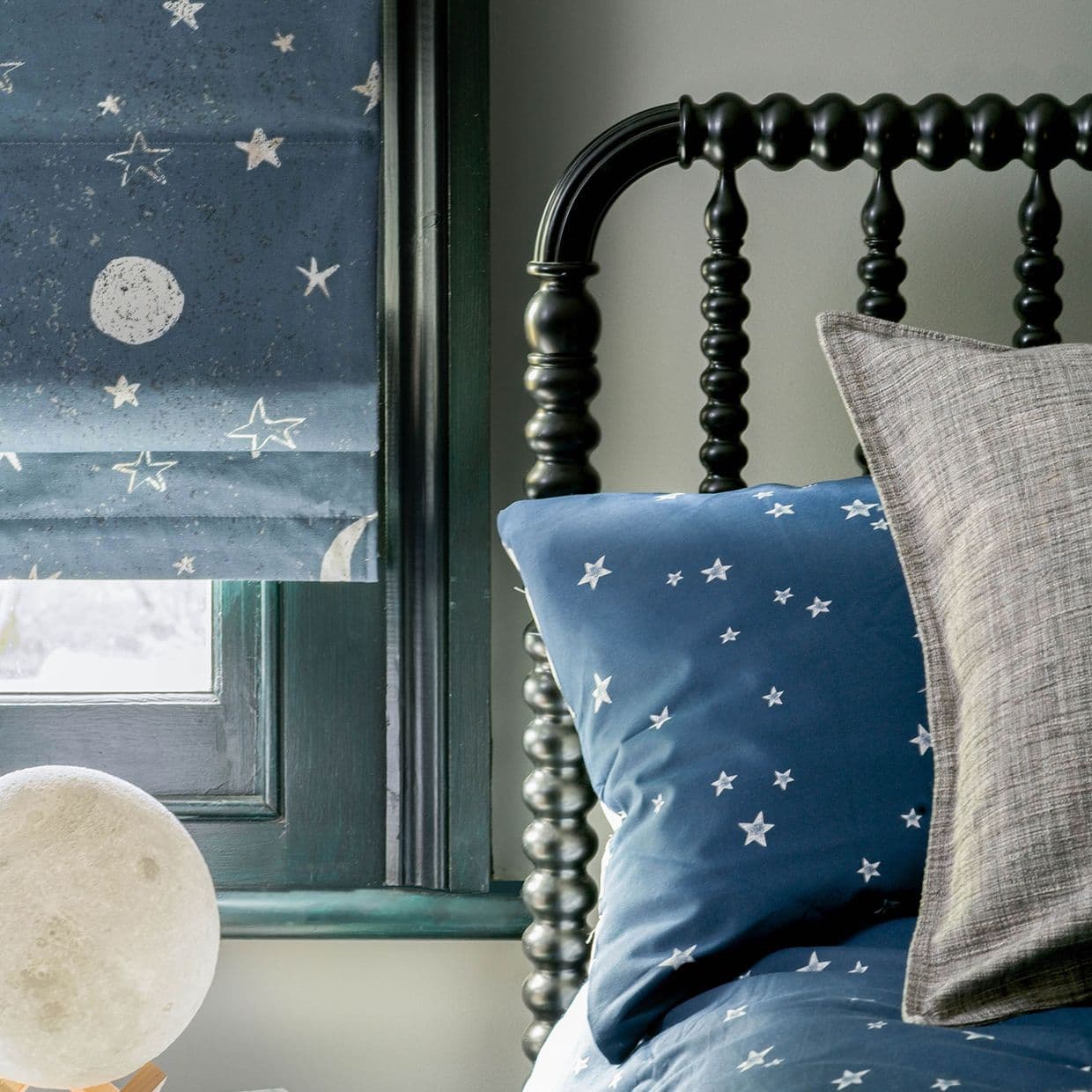 Twilight Midnight Roman blind