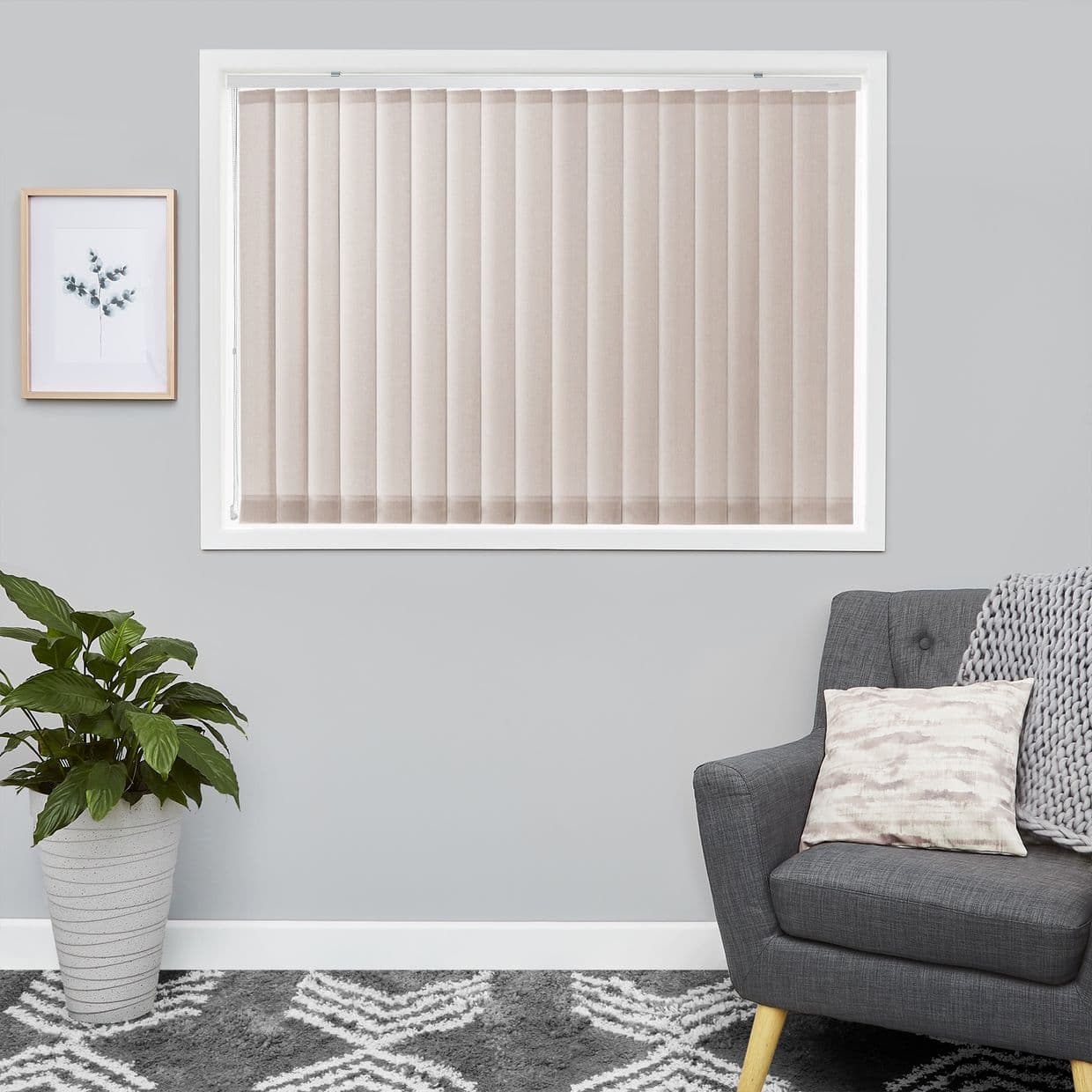 Olsen Ash Vertical Blind