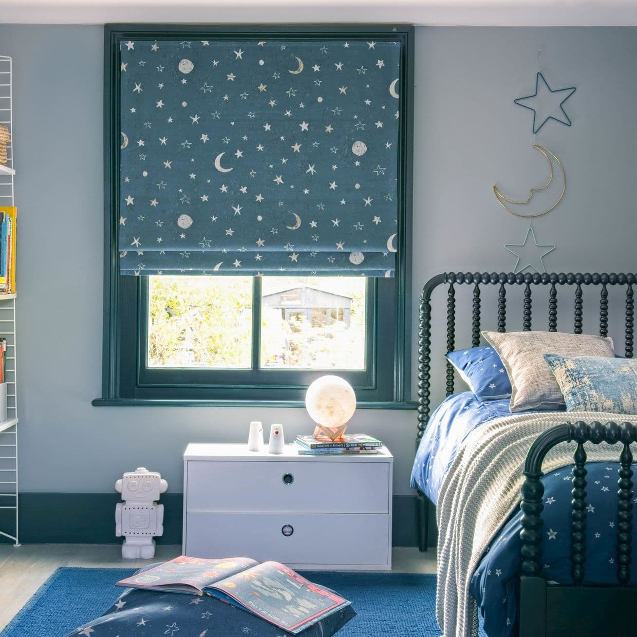 Twilight Midnight Roman blind