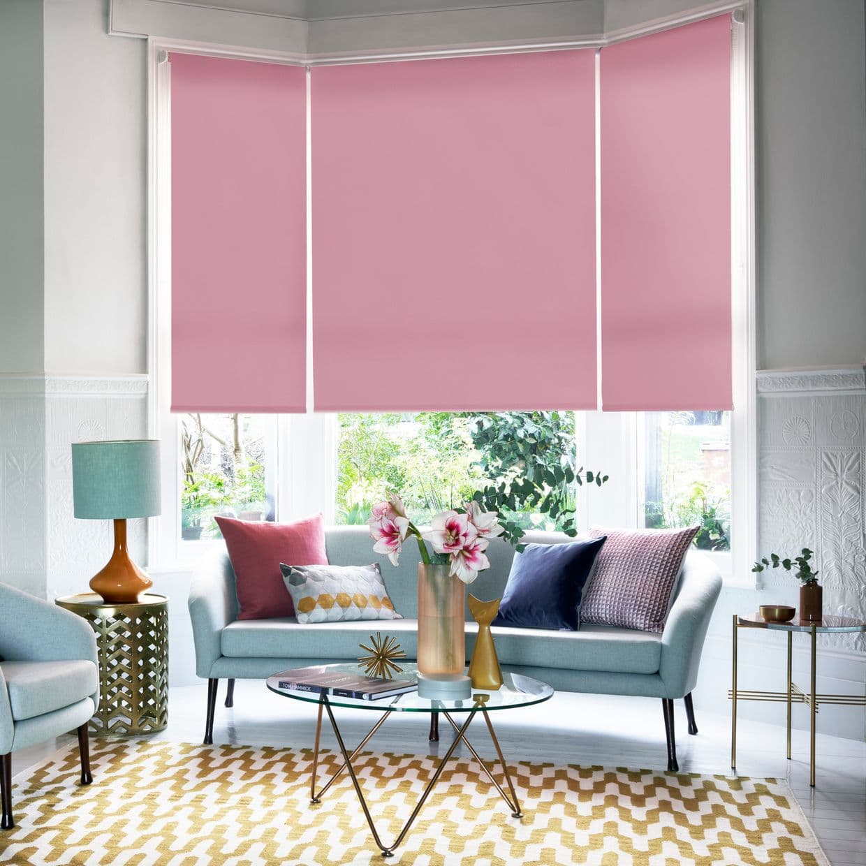 Acacia Milk Thistle Roller Blind