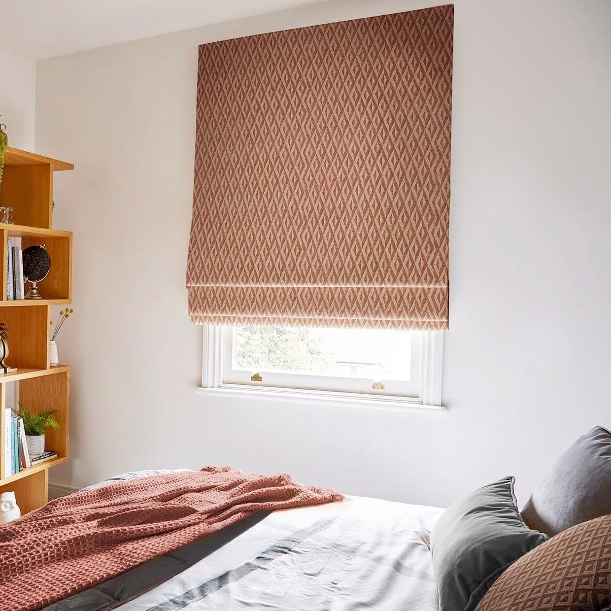 Zircon Spice Roman blind