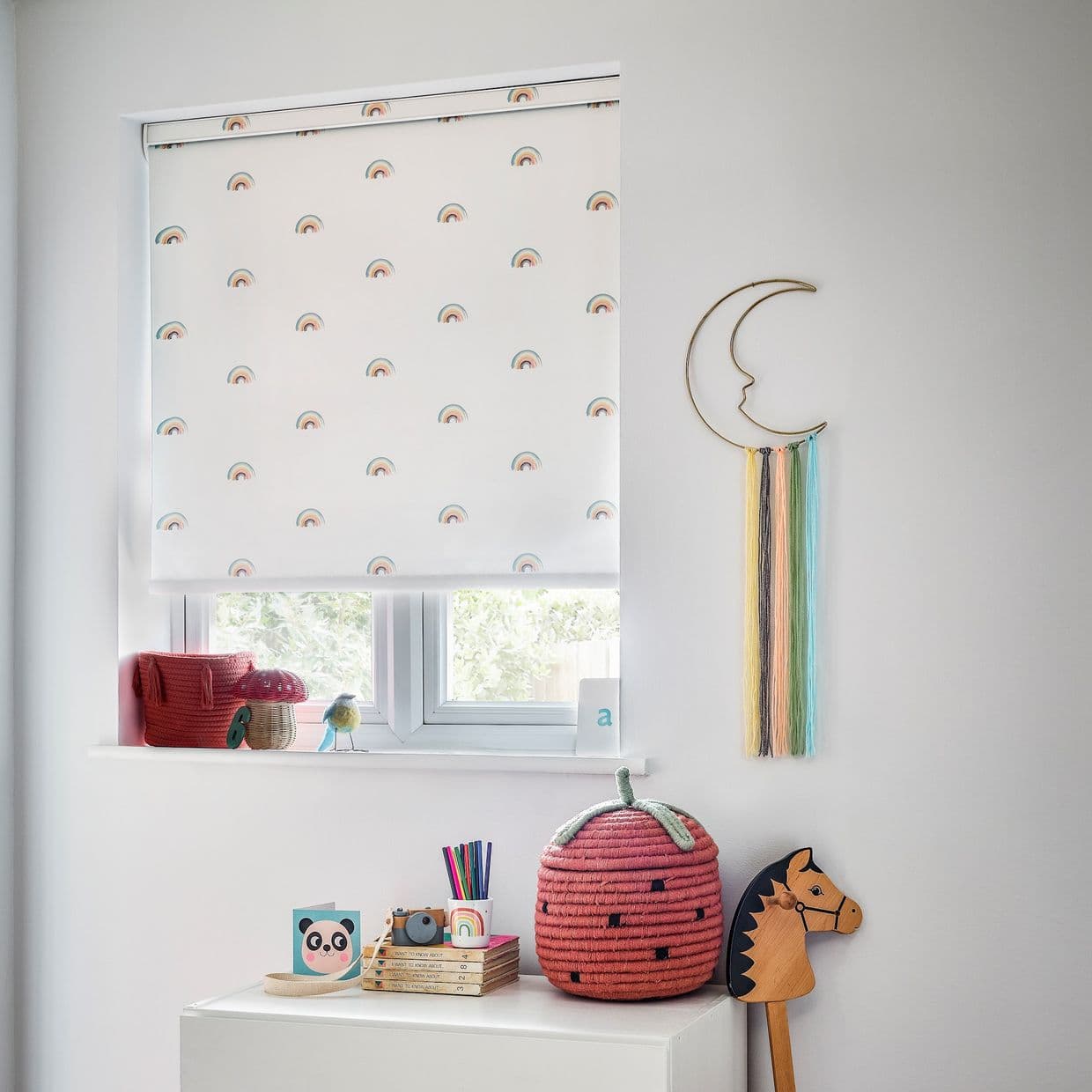 Summer Sky Rainbow Roller Blind