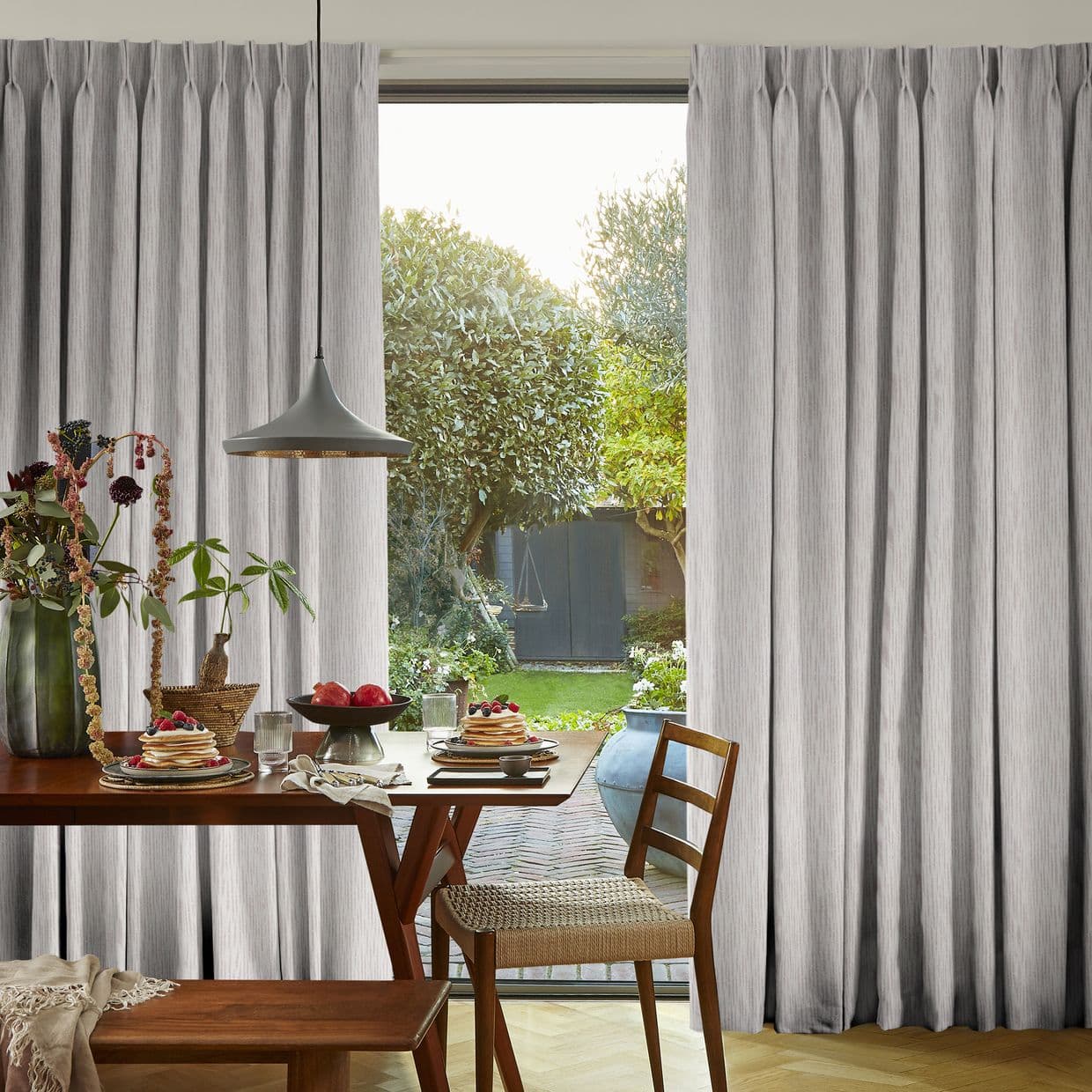 Flourish Lilac Curtain