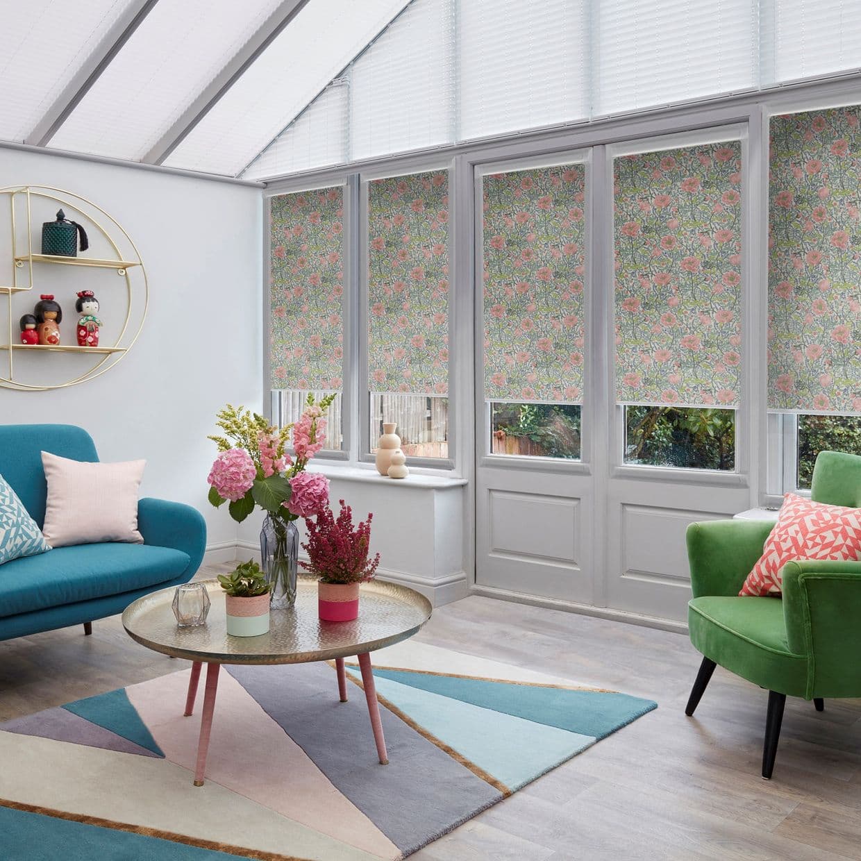 Willow Wildflower Conservatory Roller blind