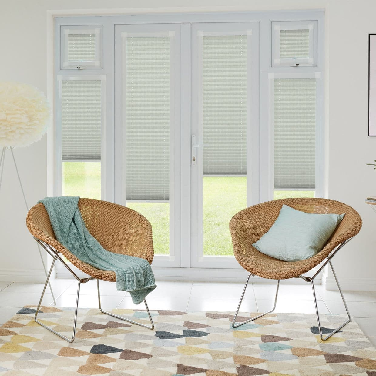 Highgrove Sky Perfect fit Pleated blind