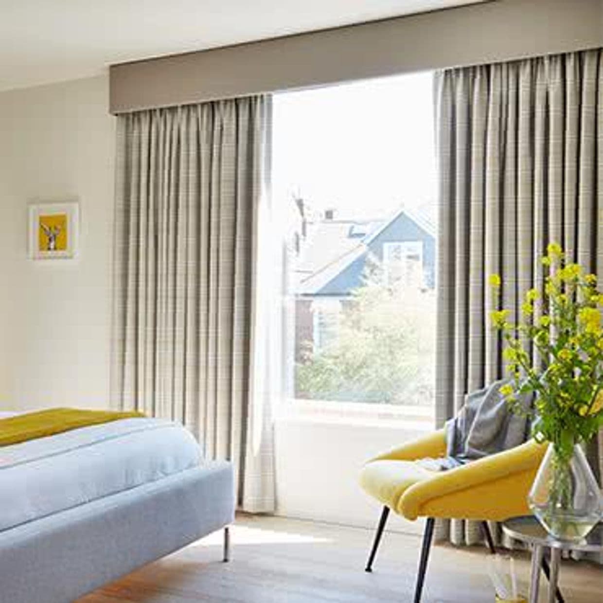 Wallace Chartreuse Curtain
