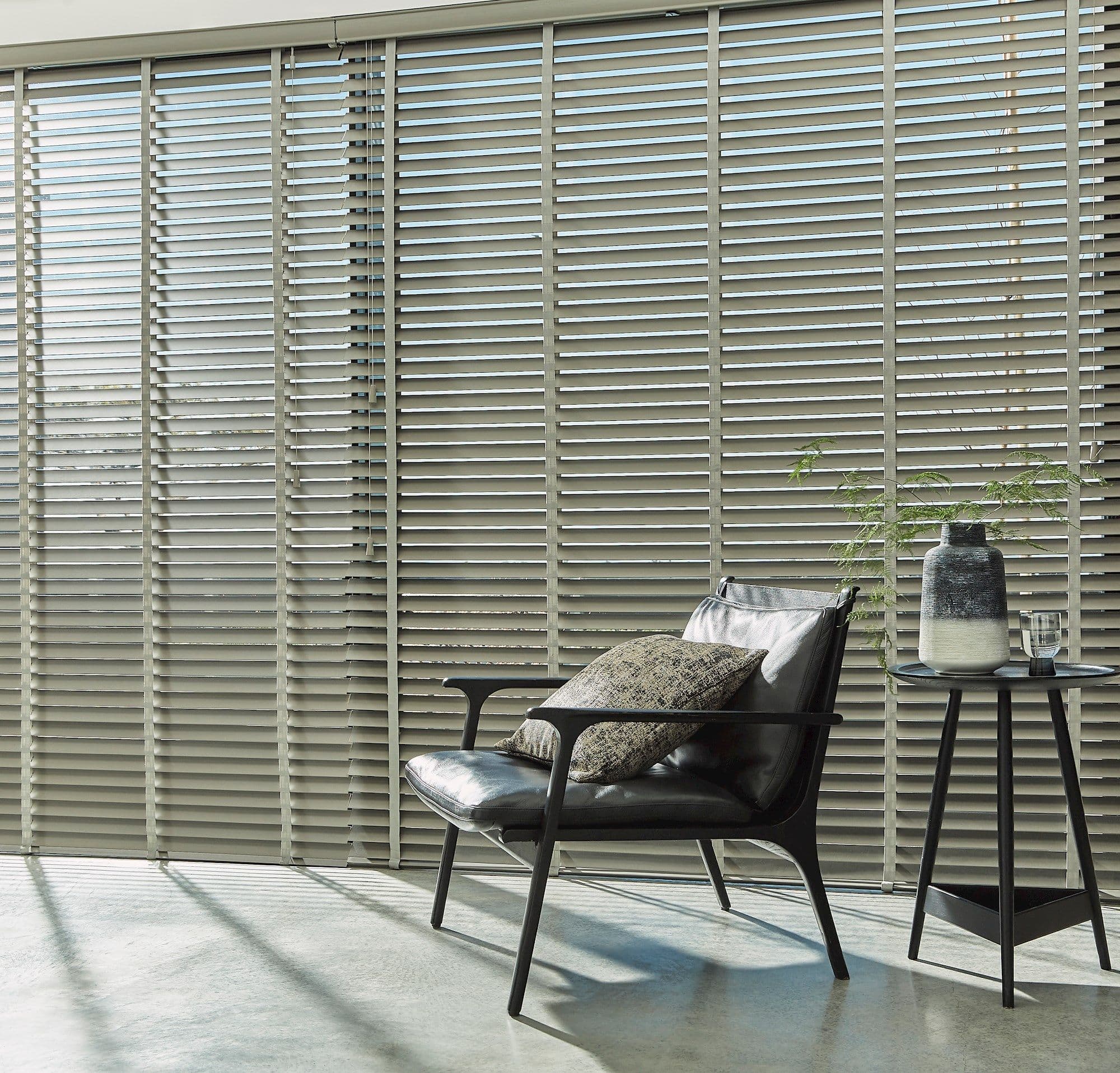 Ellwood Flint Grey Wooden blind