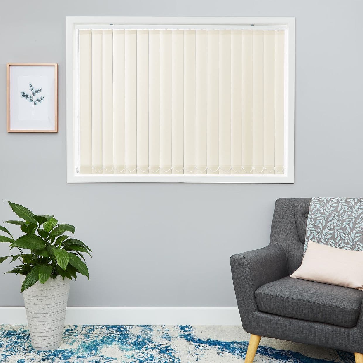 Vivre Beige Vertical Blind