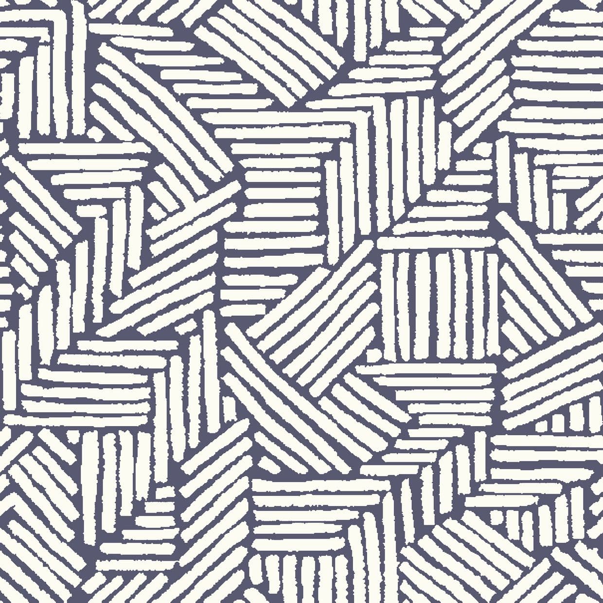 Parquet Blue Curtain