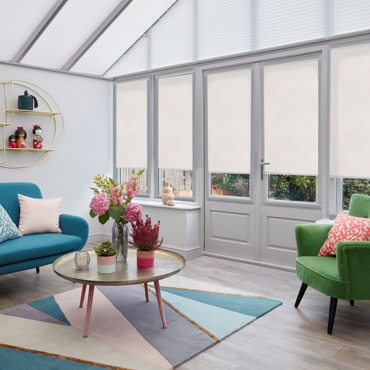 Flamenco Linen Conservatory Roller blind