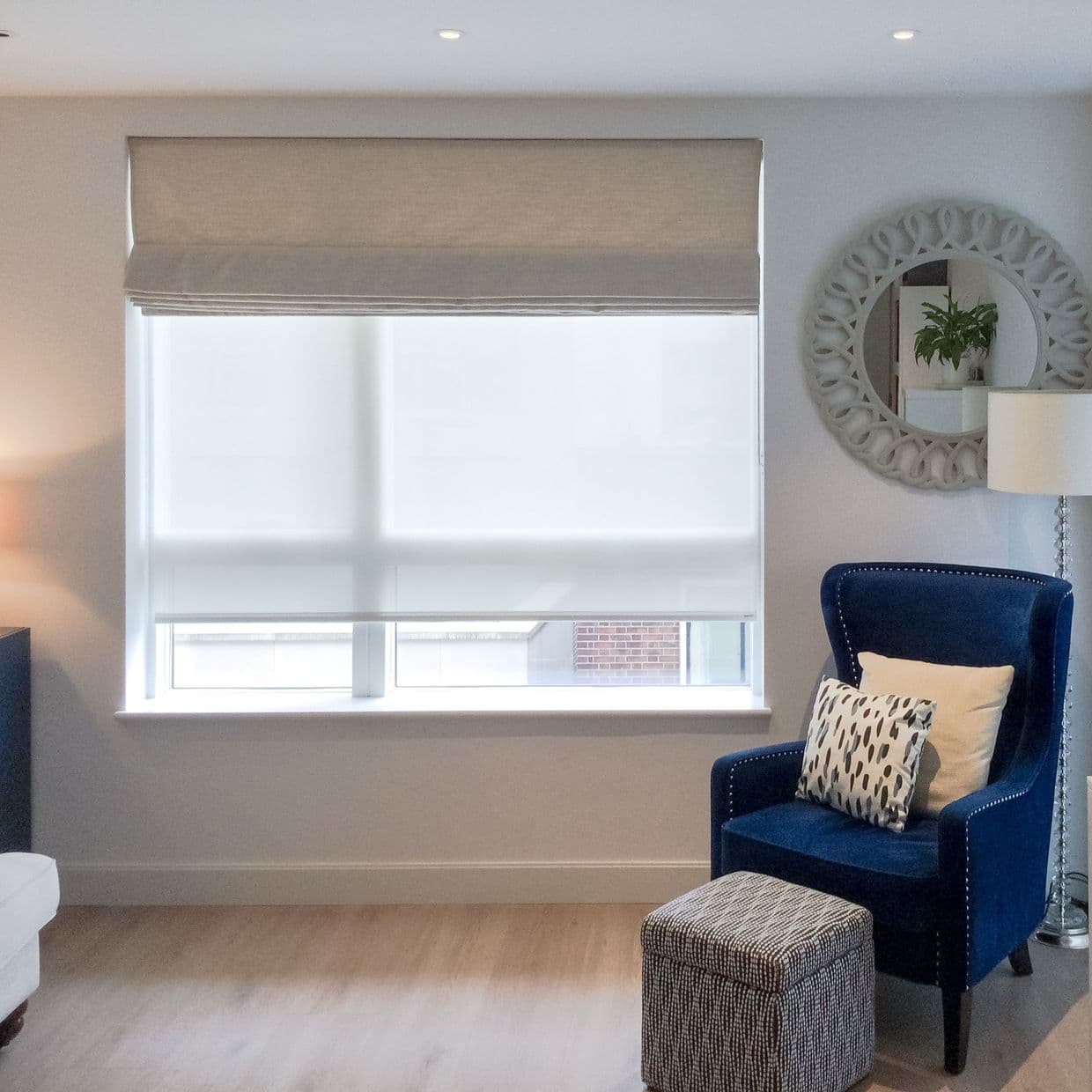 Boheme Hemp Roman blind