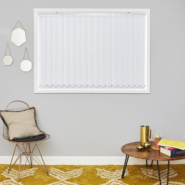 Tempest Silver Vertical Blind