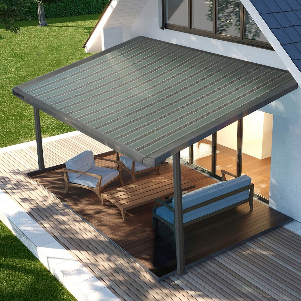 Manosque Green Awning