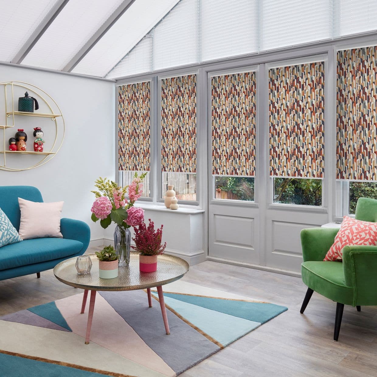 Bauhaus Sandstone Conservatory Roller blind