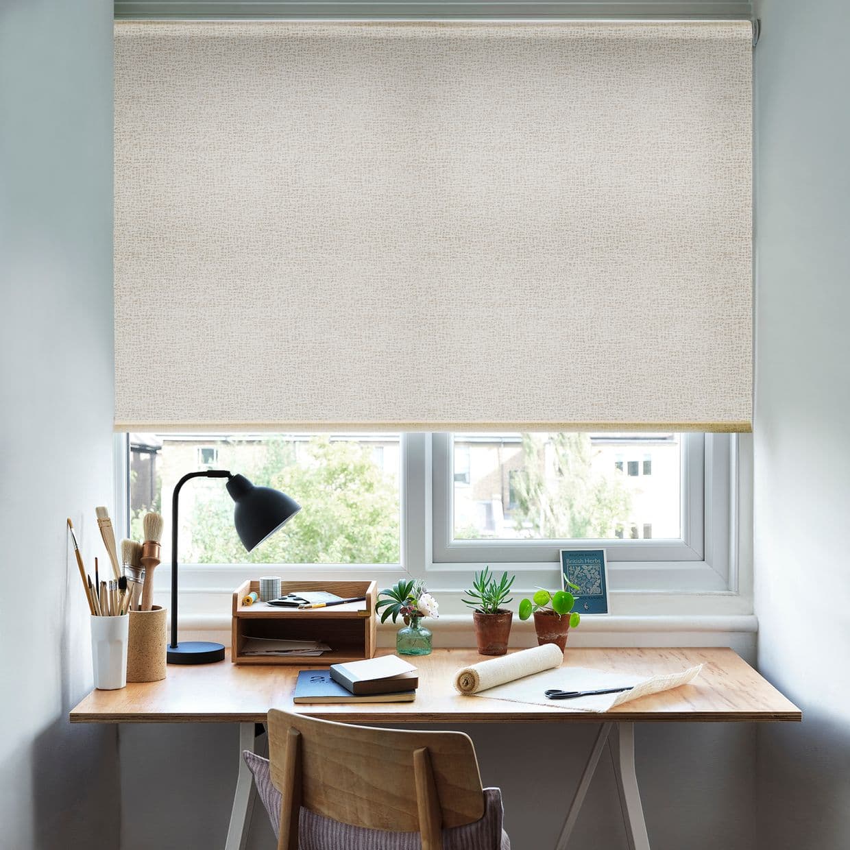 Cleo Natural Roller Blind