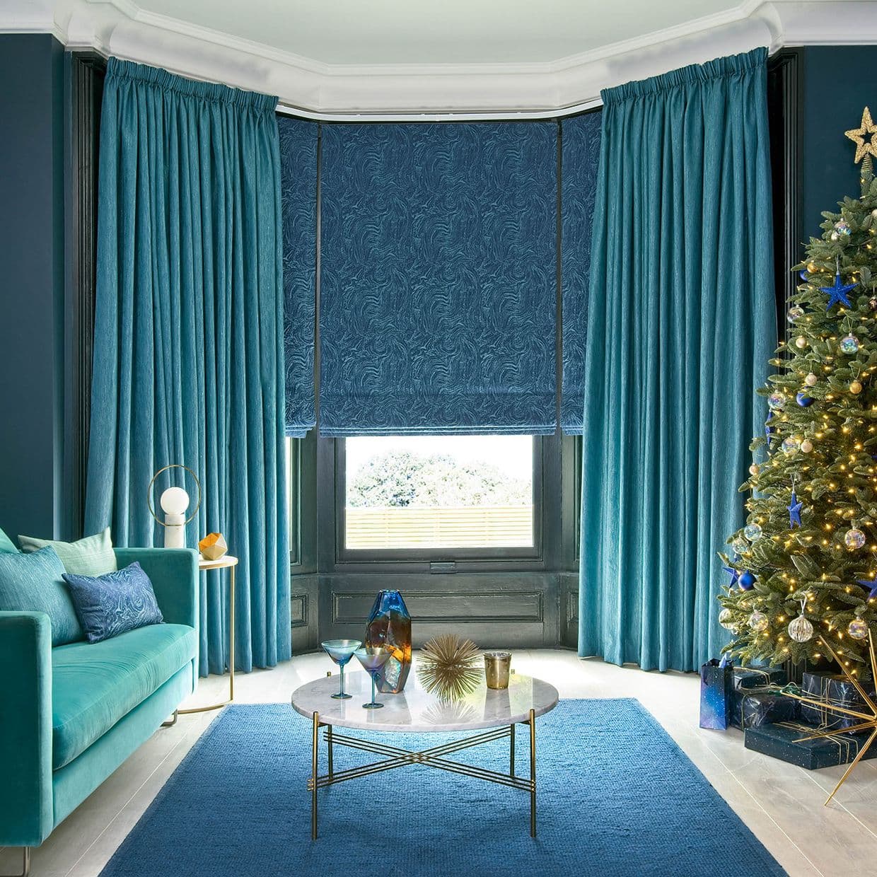 Muse Deep Lapis Roman blind