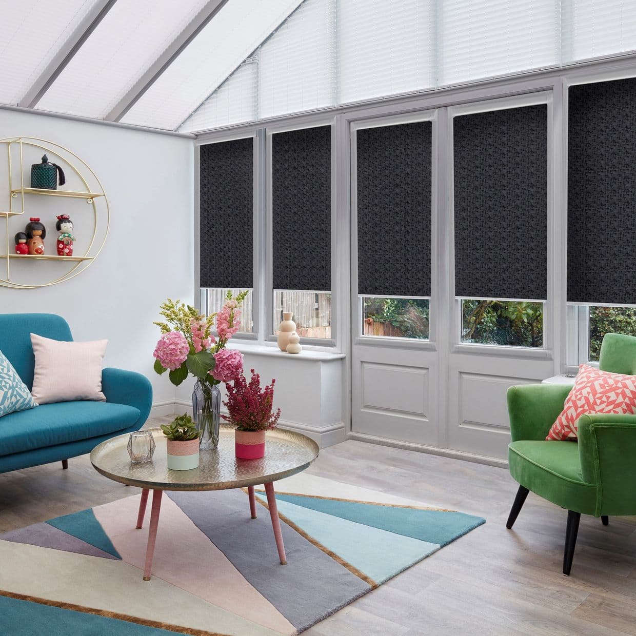 Skater Blackout Raven Conservatory Roller blind
