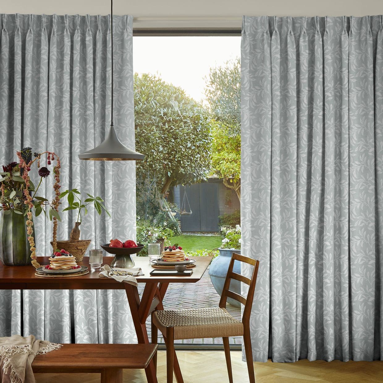 Seraphina Silver Curtain