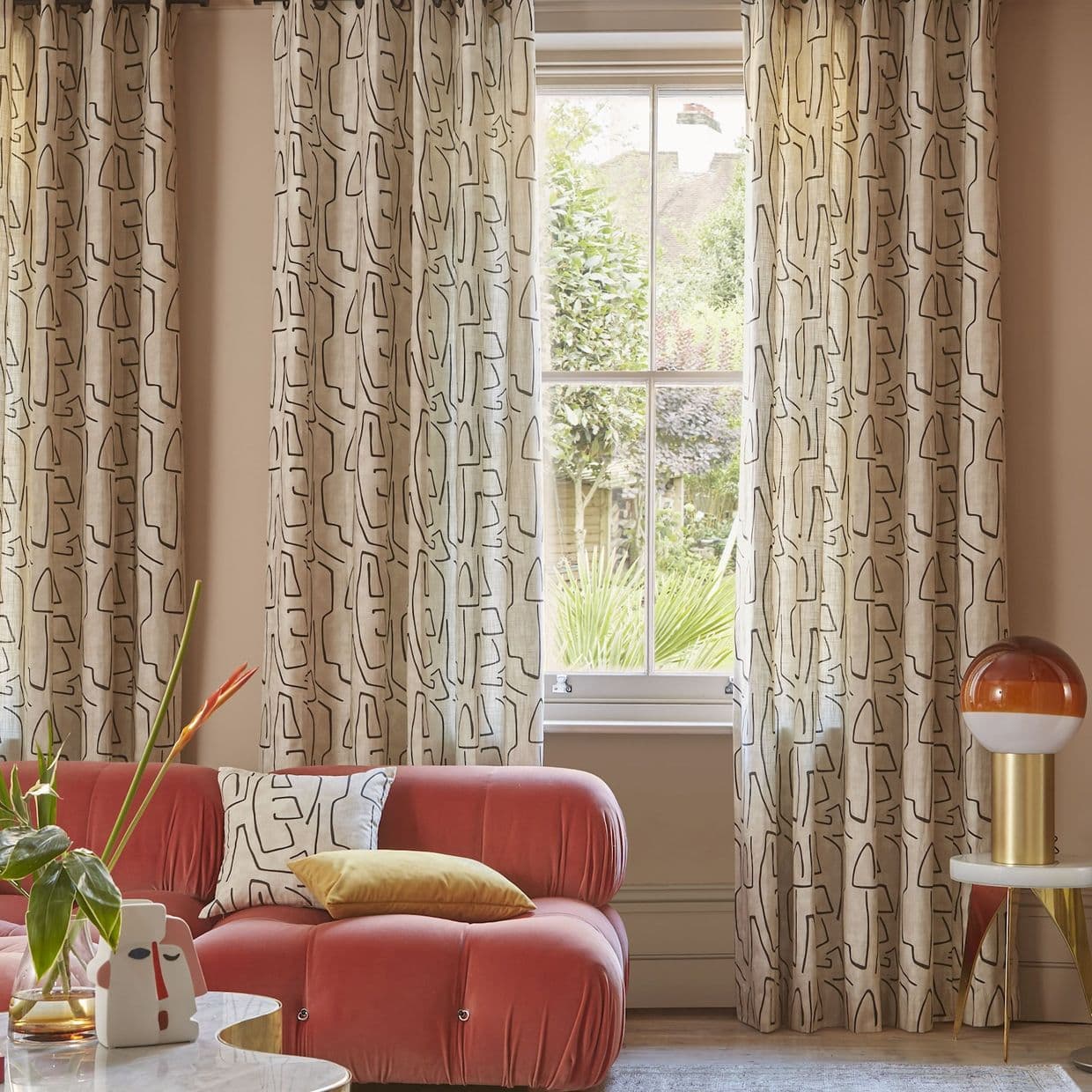 Nora Putty Curtain
