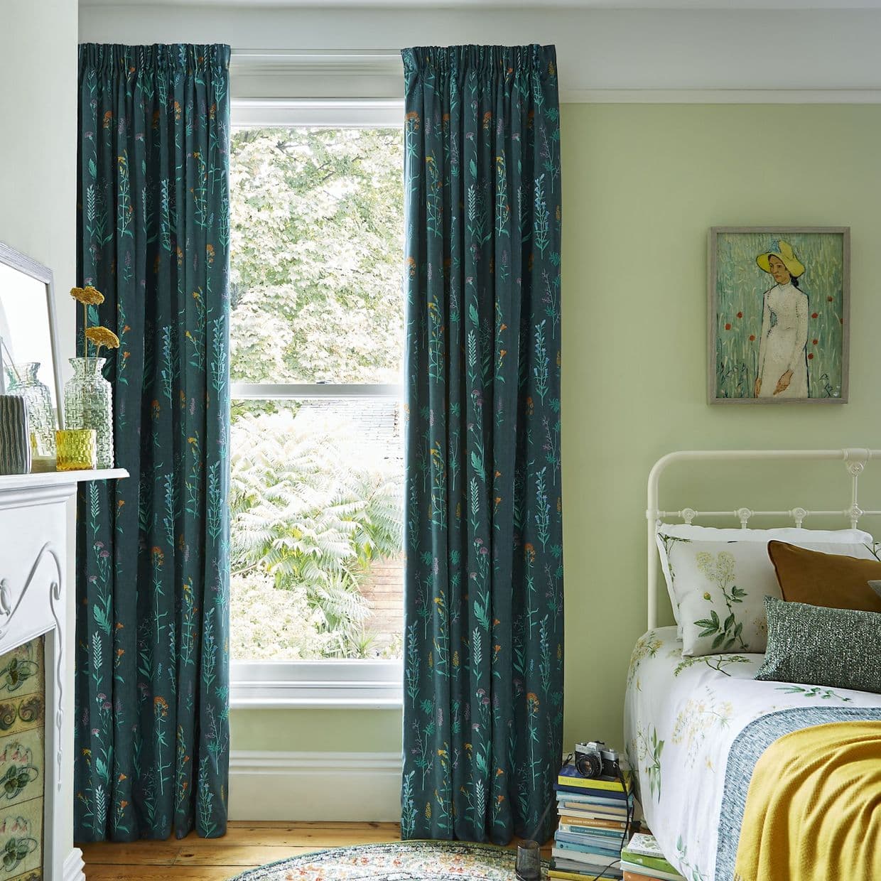 Botanical Bayberry Curtain