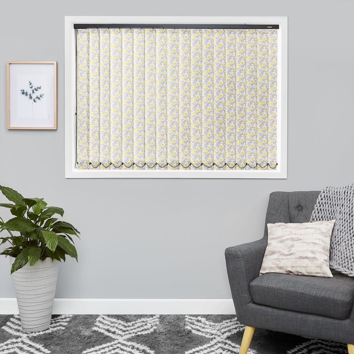Harriet Green Vertical Blind