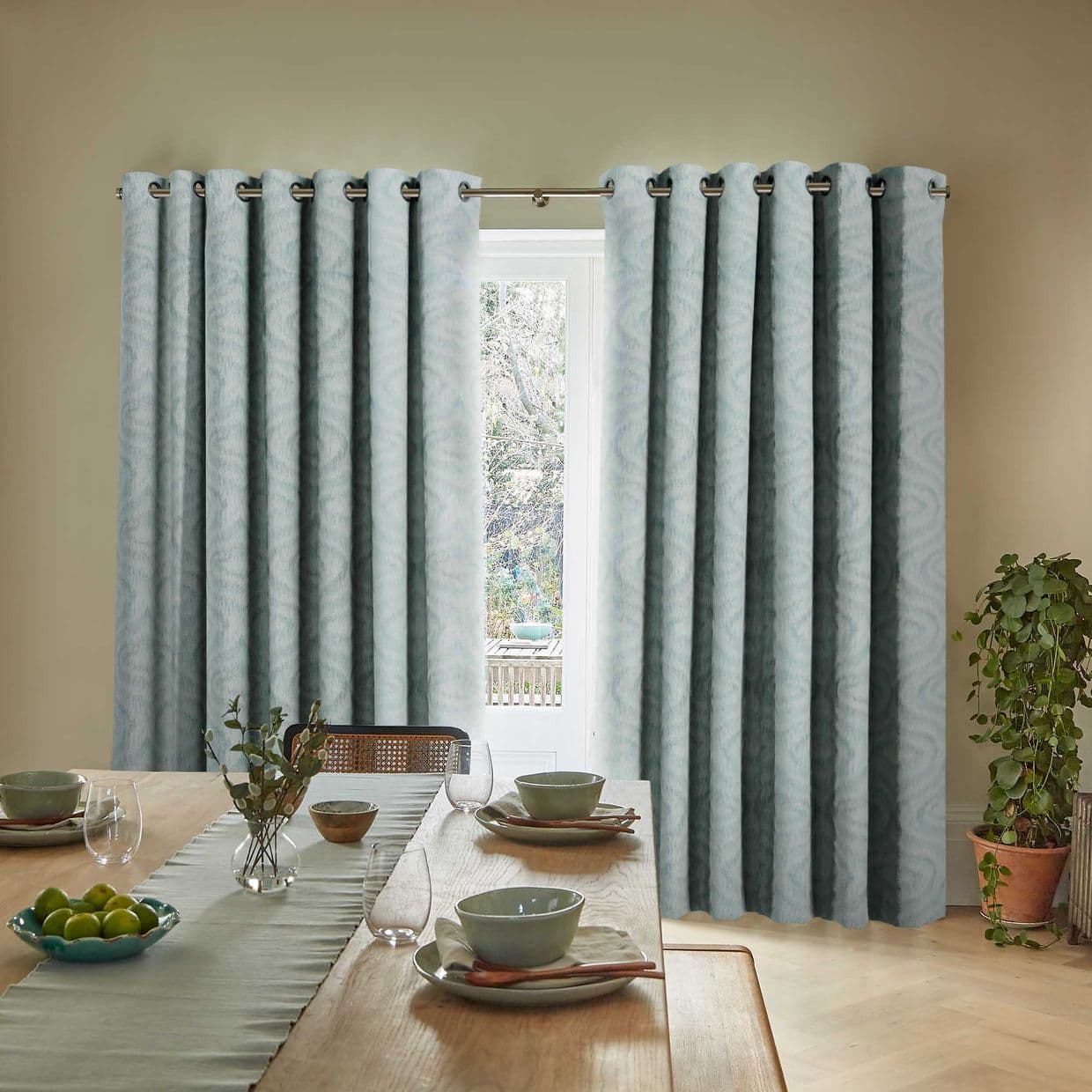 Tranquil Mineral Curtain