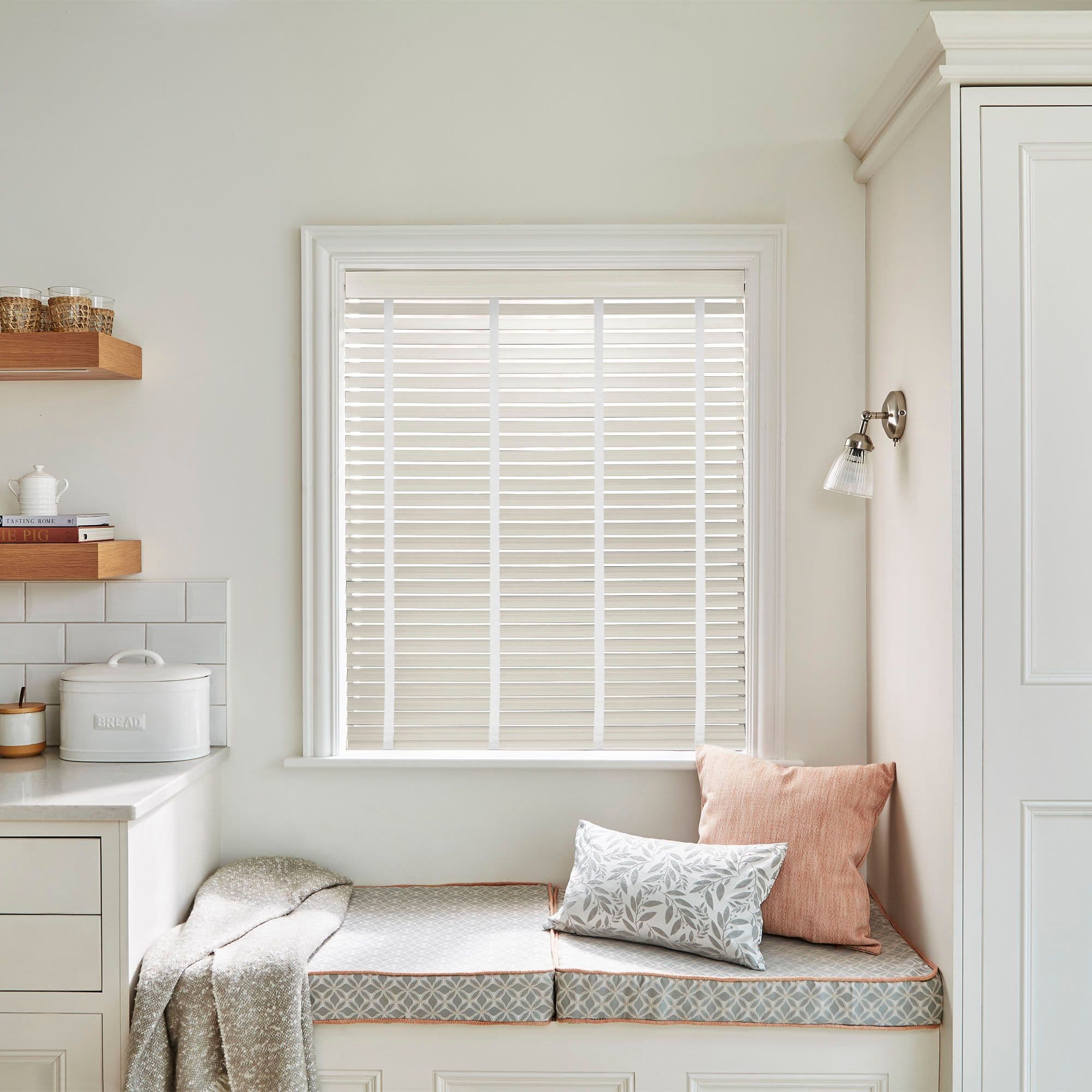 Haywood Provence White Wooden blind