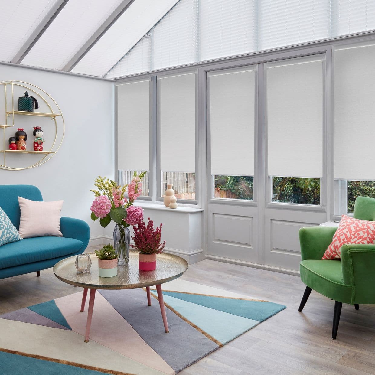 Conscious Porcelain Conservatory Roller blind