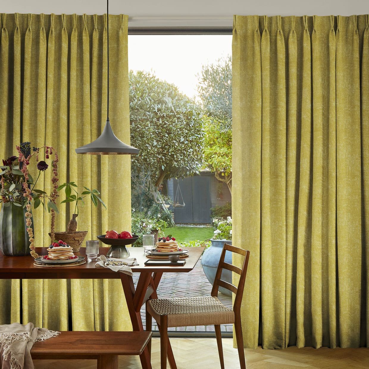Dusk Brass Curtain