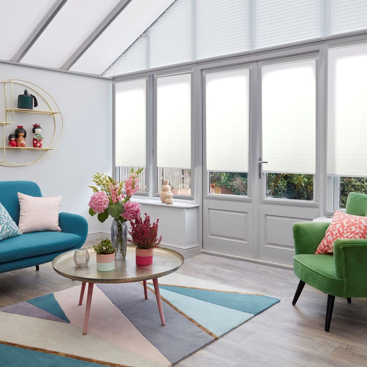 Acacia White Conservatory Roller blind