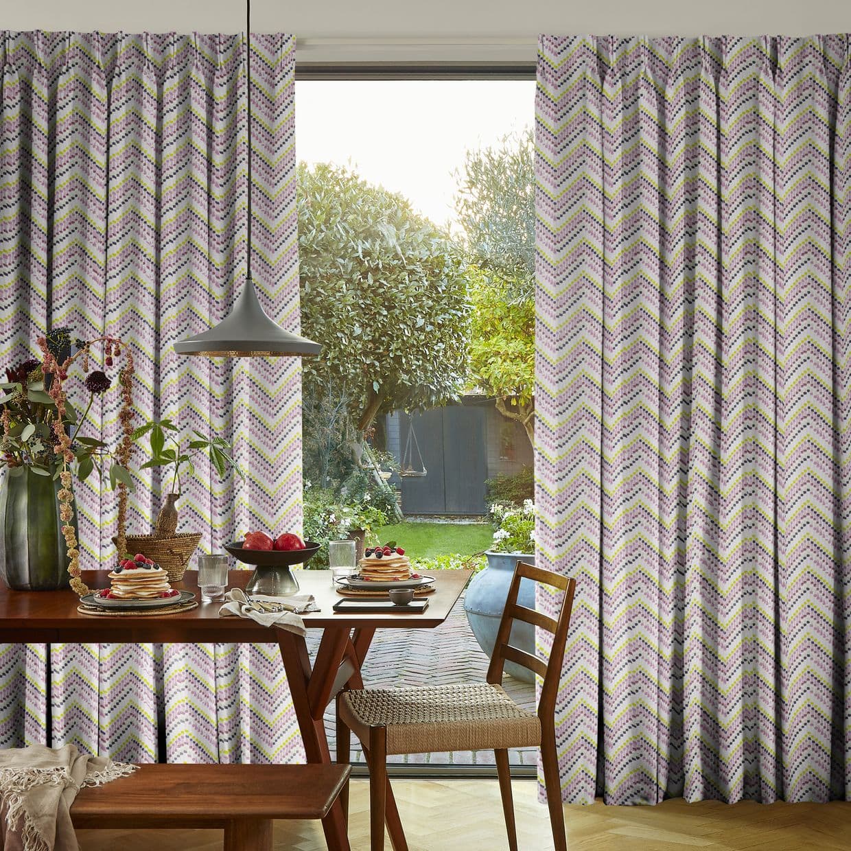 Holi Orchid Curtain