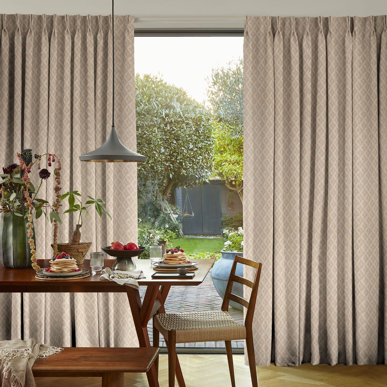 Zircon Rosedust Curtain