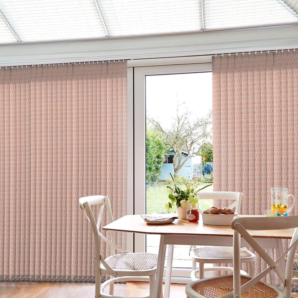 Edison Rust Conservatory Vertical Blind