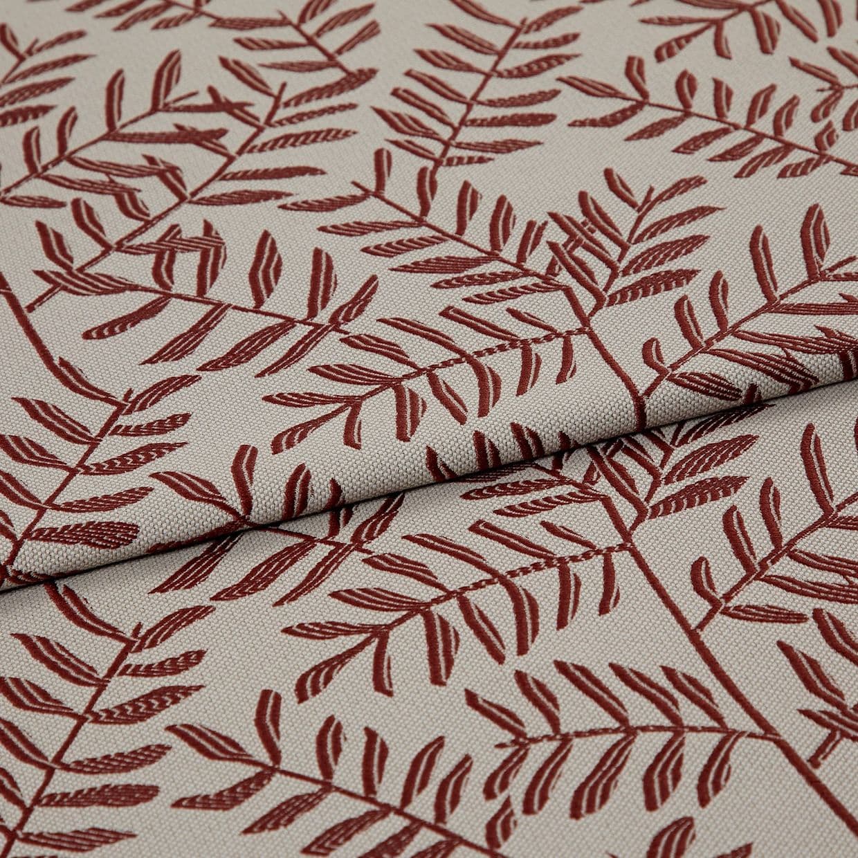 Fronds Beetroot Curtain