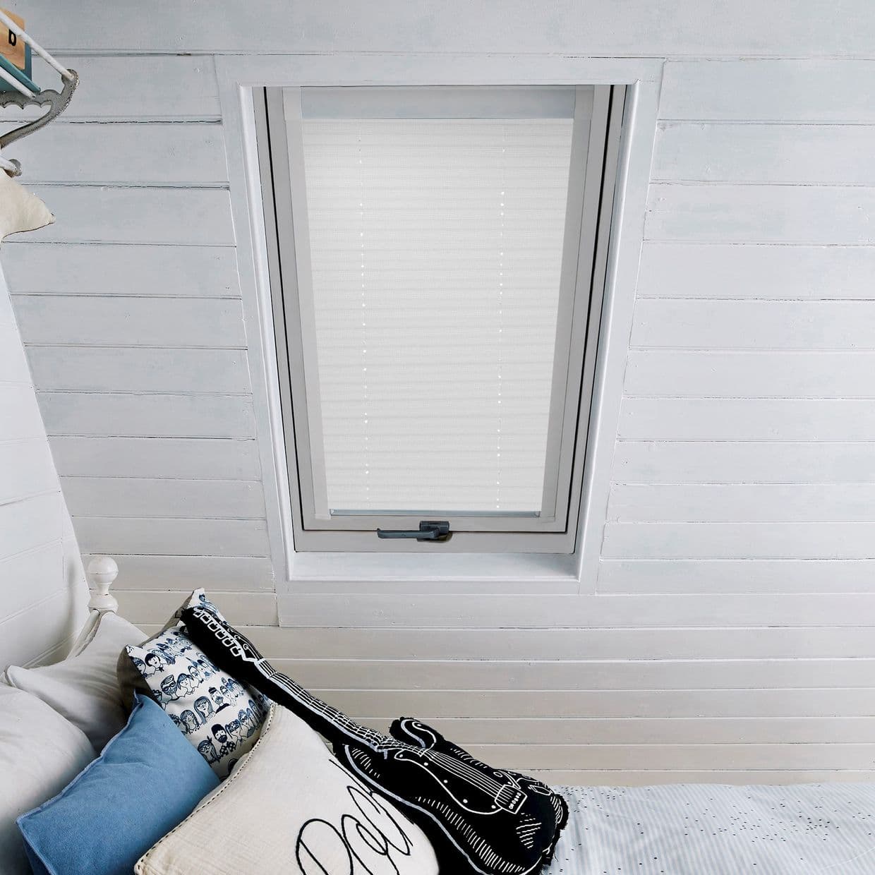 Zen White Skylight Pleated Blind