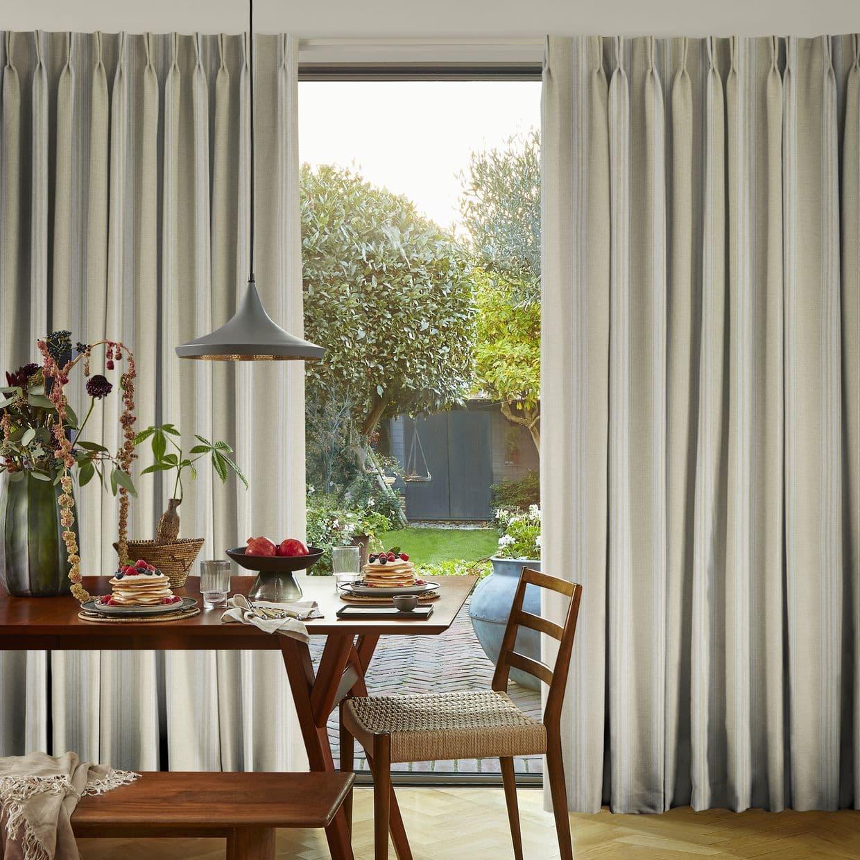 Duke Olive Curtain