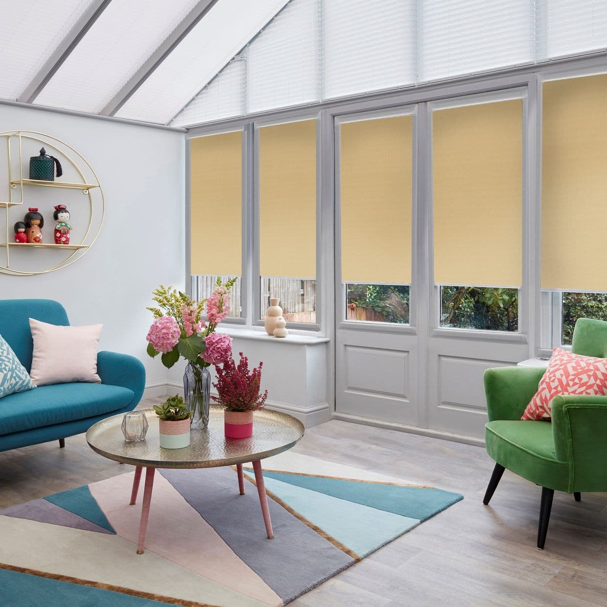 Gatsby Golden sands Conservatory Roller blind