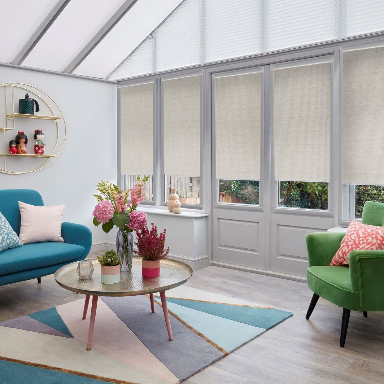 Macrame Ecru Conservatory Roller blind