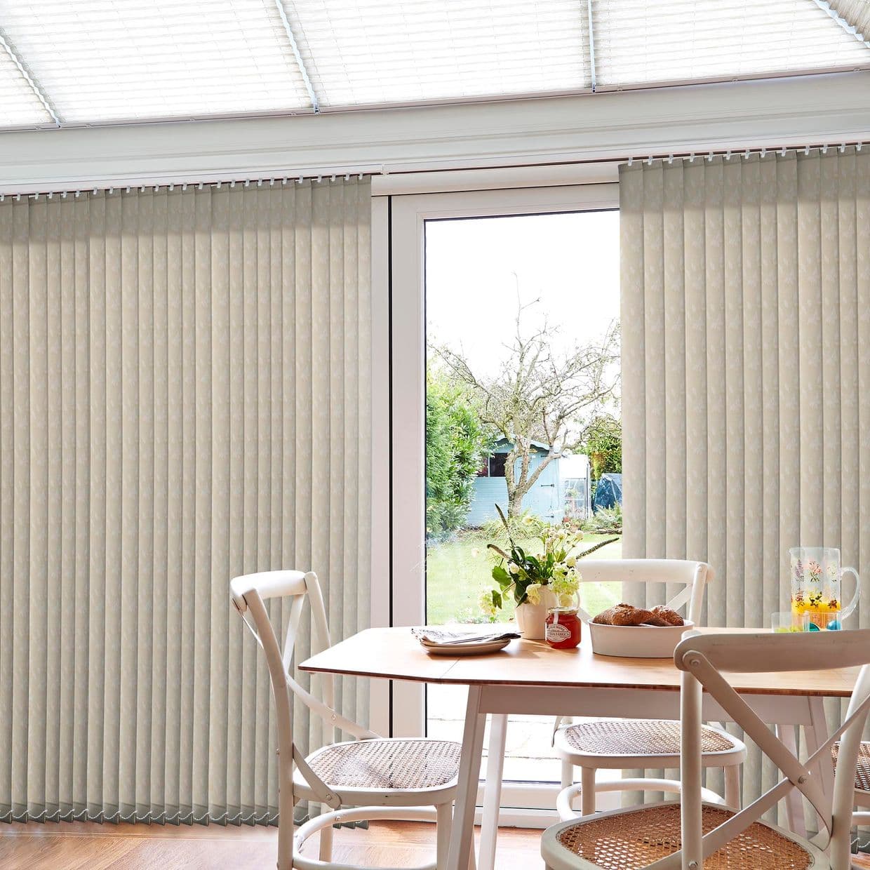 Spring Beige Conservatory Vertical Blind