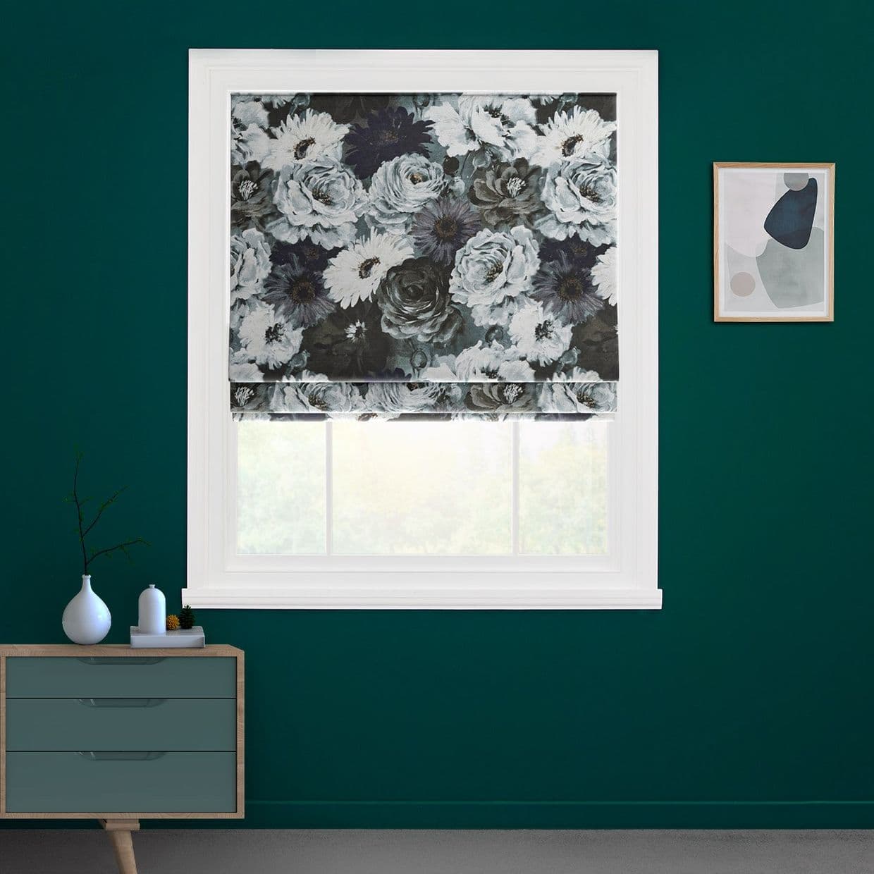 Monroe Smoulder Roman blind
