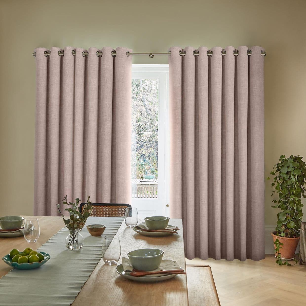 Serene Mauve Curtain