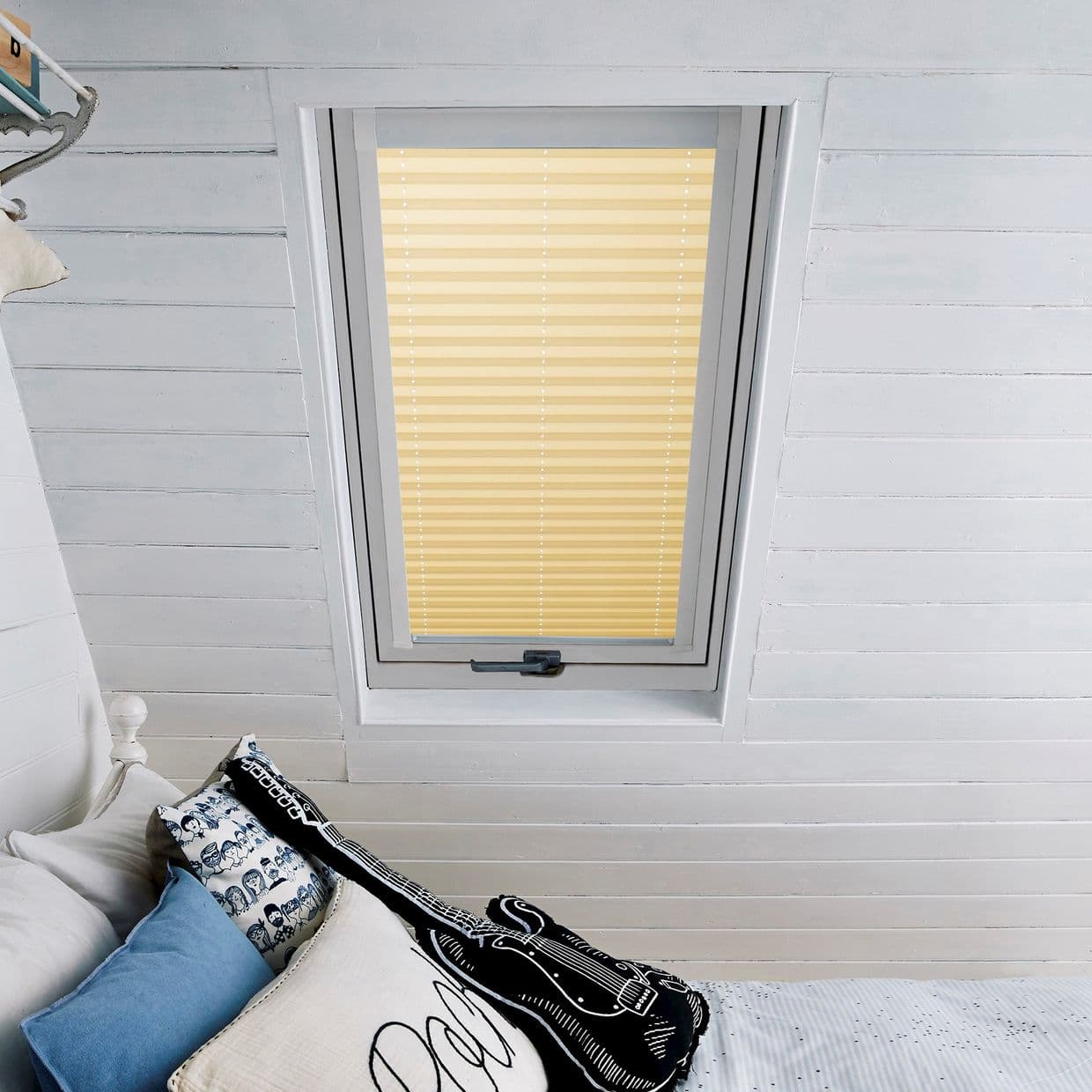 Malbec Beige Skylight Pleated Blind