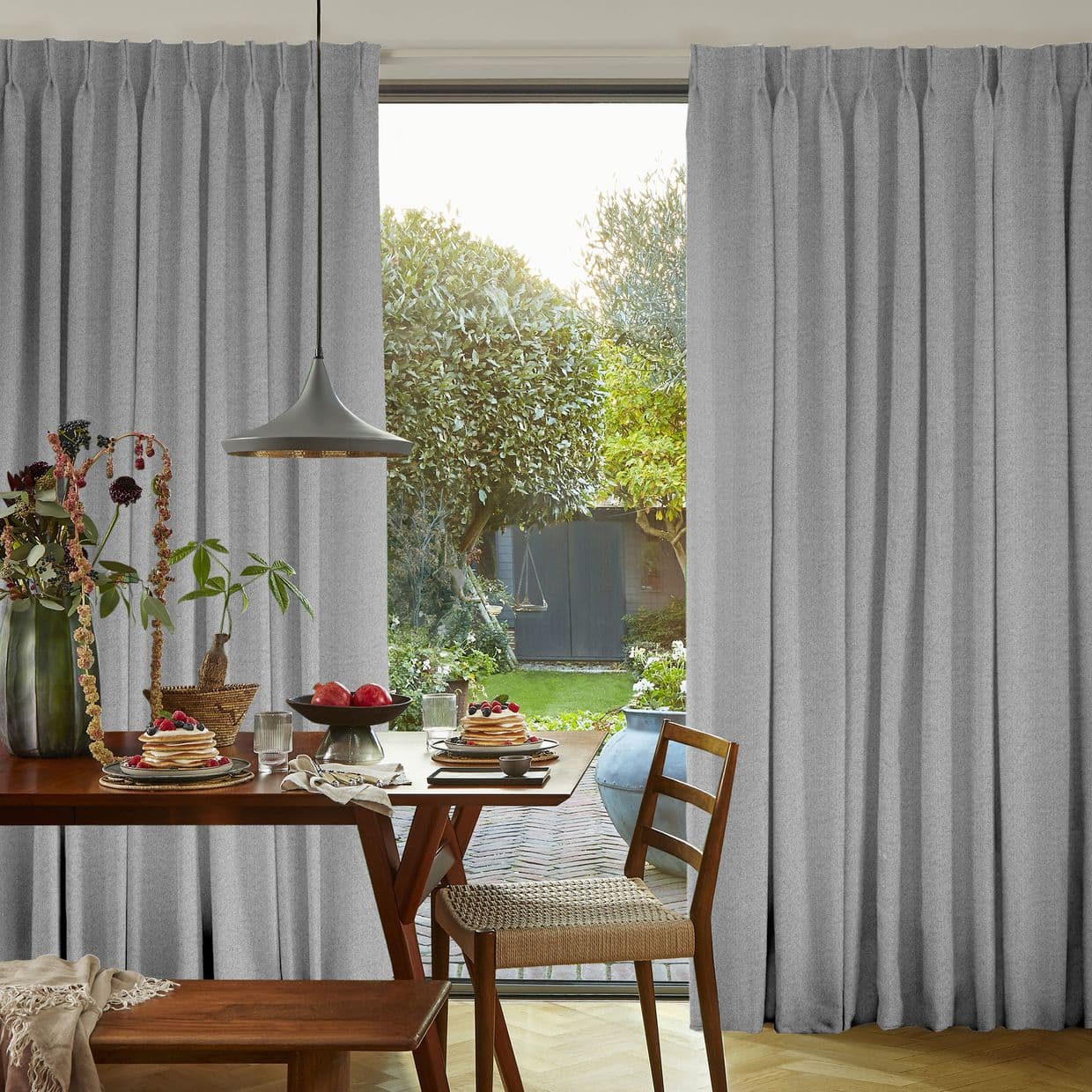Clarence Platinum Curtain