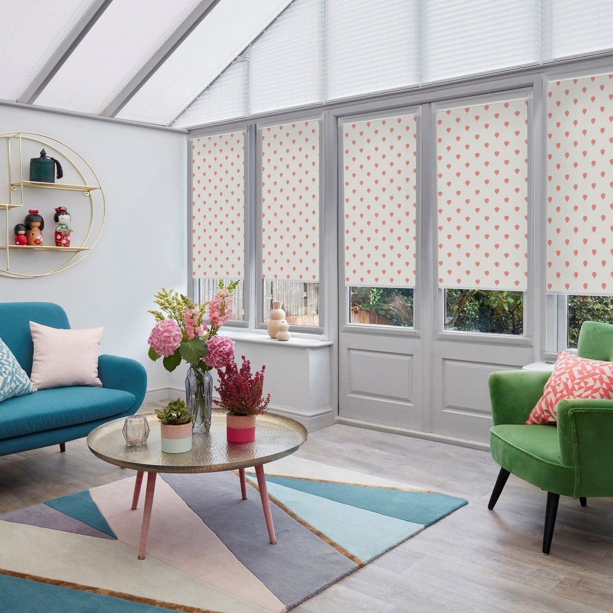 Balloons Jelly Conservatory Roller blind
