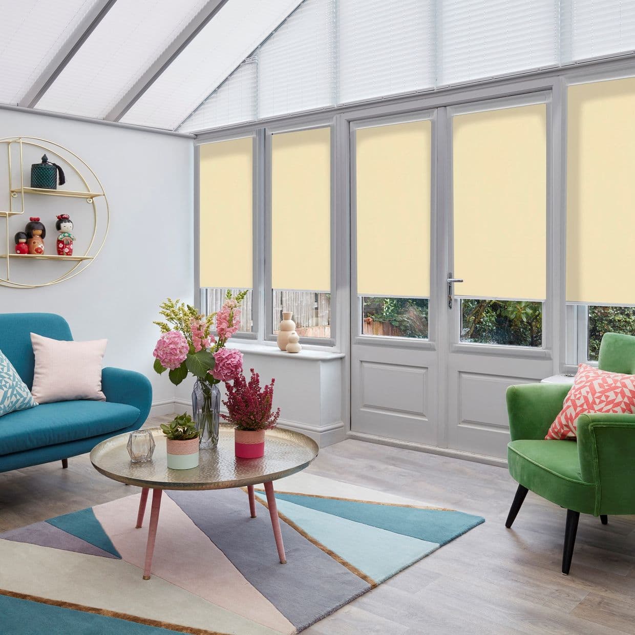 Cordova Cream Conservatory Roller blind