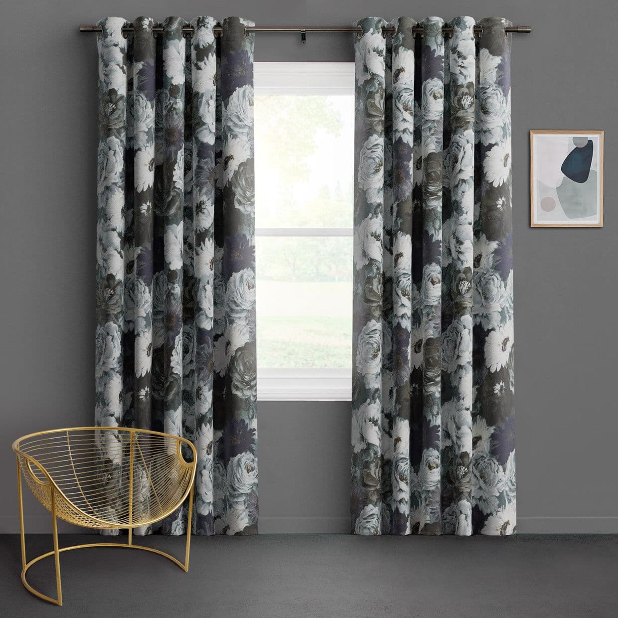 Monroe Smoulder Curtain