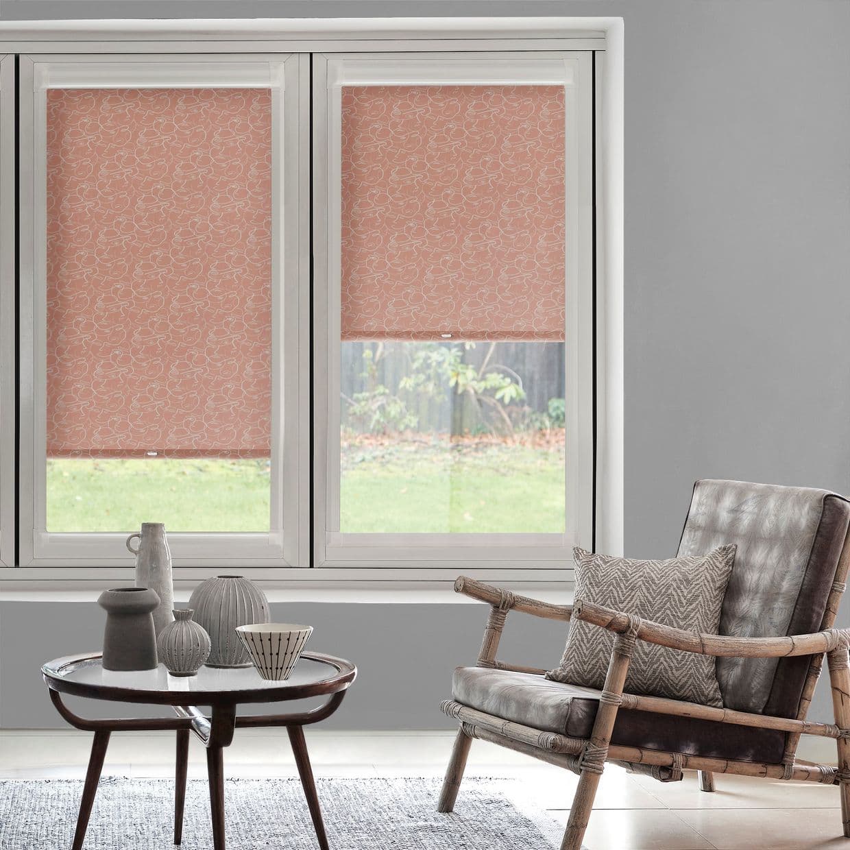Pablo Coral Perfect Fit Roller blind
